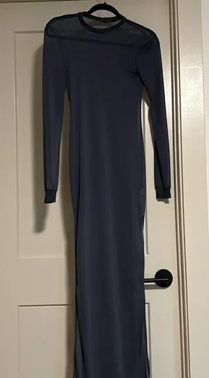 Zara sheer cover up/ dress thumbnail 3
