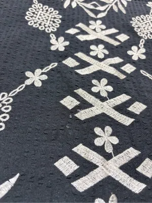 THML Embroidered Floral Shift Dress SMALL boho thumbnail 5