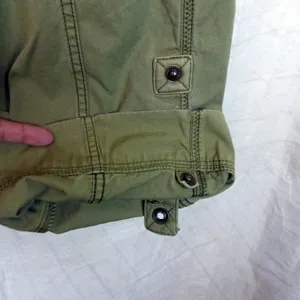 Eddie Bauer Utility Cargo Pants Womens 2 Green Roll Tab Convertible Leg Y2K thumbnail 8