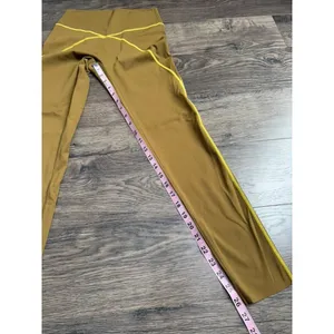 EUC Womens Aerie Offline 7/8 High Rise‎ Leggings mustard green Size M thumbnail 5