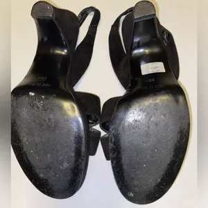 Laura Ferri black & white flower Shoes 7.5 thumbnail 4