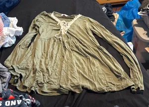 Long sleeve shirt Green Size L thumbnail 1