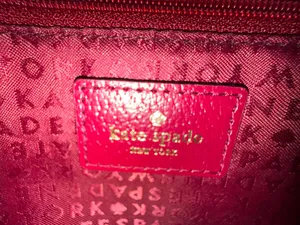 Kate Spade Wellesley Durham Small Pebbled Satchel in Burgundy thumbnail 6