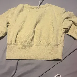 Lululemon Textured Crewneck Pullover Color is a Dew Green Size 4‎ thumbnail 9