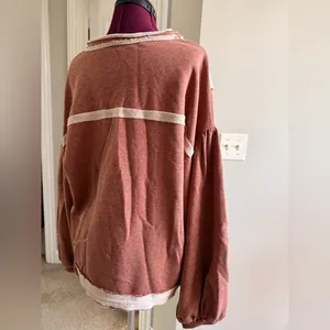 Desert Red & Tan Chevron Top – POL thumbnail 3