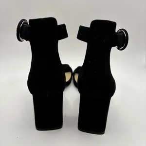 Steve Madden Women Reverie Ankle Leather Square Toe‎ Sandals shoes sz 6M thumbnail 3