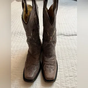 Corral distressed sequin inlay cowboy boots thumbnail 6