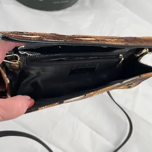 Aldo leather Chetah print crossbody clutch thumbnail 6