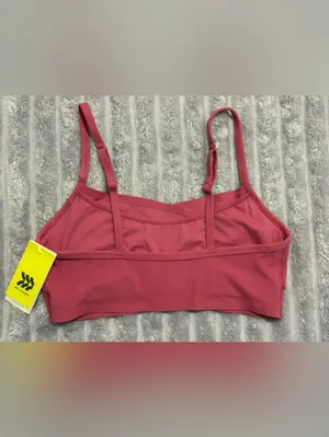 all in motion Rose Red Strappy Sports Bralette thumbnail 2