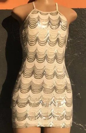 Boutique Gold Sequin Dress thumbnail 1