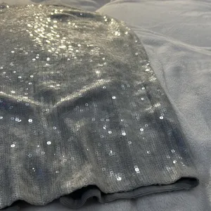 Chan‎ Luu Sequenced Grey Midi Skirt thumbnail 1