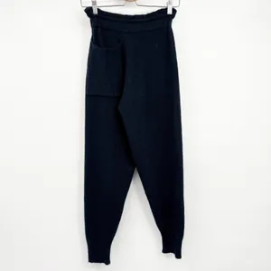 Allison New York Womens Navy Blue Wool Blend Tassel Knit Joggers Pants Size S thumbnail 8