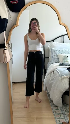 Madewell Maxwell Black Jeans thumbnail 1