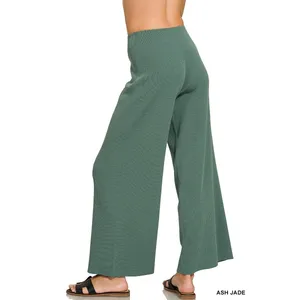 Zenana Viscose Sweater Top &‎ Pants Set - Ash Jade - Small thumbnail 6