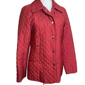 Michael Kors Jacket‎ Women's Small Lightweight Quilted Terracotta Snap Close thumbnail 3