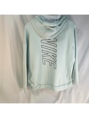 Nike Therma-FIT pullover hoodie aqua teal size XL thumbnail 5