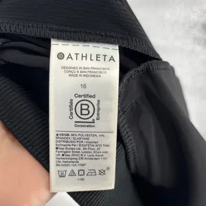 Athleta Brooklyn ankle pants 16 black new thumbnail 5