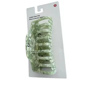 Lululemon Jumbo Claw Clip Willow Leaf/Matcha Magic thumbnail 6