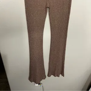 Alix NYX Delaney Revolve Ribbed High‎ Rise Pull On Flare Pants thumbnail 9