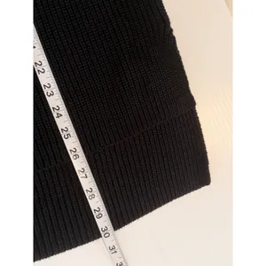 Mote‎ Black Shaker Knit Tunic Sweater Womens Medium 3/4 Sleeve High-Low Hem thumbnail 5