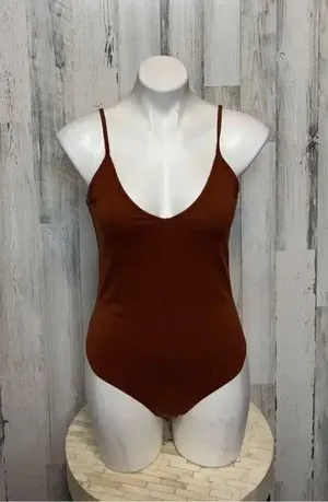 Forever 21 brown bodysuit thumbnail 1