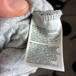 Lands End Womens Quilted Snap Neck Hoodie Heather Gray Pullover Size M 8-10 thumbnail 5