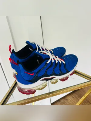 Nike Air Vapormax Plus Racer Blue/University Red-obsidian-white size 8M 9.5W thumbnail 6