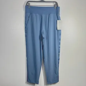 Athleta Nolita‎ Slim Tapered Crop Pants Light Blue Women 14 Pockets Relaxed Fit thumbnail 4