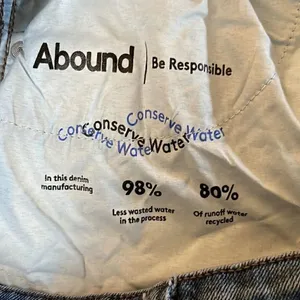 Abound button fly cotton jeans. Tapered. Size 26 waist. thumbnail 6