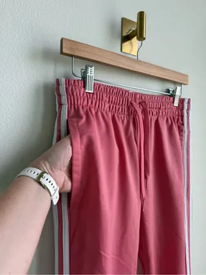 Adidas Women’s Primegreen Pink 3 Stripe Track Pants Joggers Small thumbnail 6
