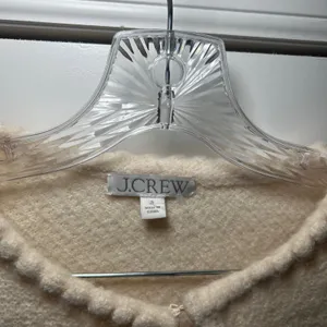 J.Crew Women Ivory Merino Wool Alpaca Blend Lady Jacket Cardigan BM246 Small thumbnail 2