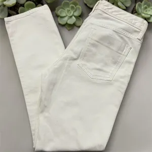Banana‎ Republic Women's Skinny Jeans White Stretch Mid Rise Denim Size 28 thumbnail 4