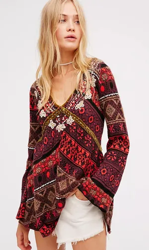 FREE PEOPLE World Traveler Tunic thumbnail 1