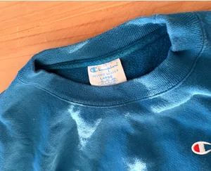 Champion Blue Reverse Weave Crewneck thumbnail 3