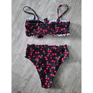No-brand Women's Black and Red Bikini-and-tankini-tops thumbnail 9