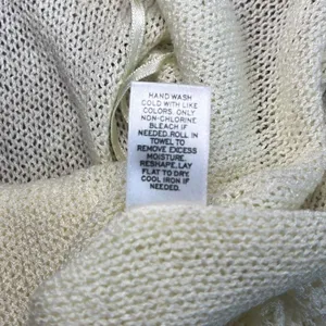 Rubbish EUC Cream Lightweight Knit Racerback Crochet Hem Tank Sz XS‎ thumbnail 7