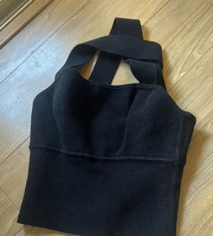 Black Knit Halter Top thumbnail 1