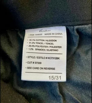 KanCan Juniors Skinny Black Dark Wash Denim Jeans 5-Pocket Stretch Zip 15/31 thumbnail 4