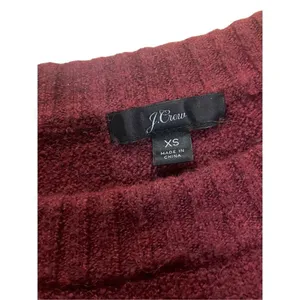 J. Crew‎ wine red womens sweater sz XS merino wool blend thumbnail 3