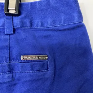 EUC MICHAEL Michael Kors‎ women’s blue khaki casual pocket shorts summer 6 thumbnail 3