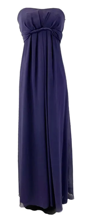 Vineyard‎ Collection Women 4 Bridesmaid Dress Strapless Purple Twist Chiffon thumbnail 1