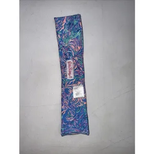 Lilly Pulitzer Twist Wrap Headband Chick Magnet Blue Floral Print Hair Accessory thumbnail 10