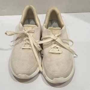 Kizik Athens Sneakers Mens 7.5‎ Womens 9 Cream Peach Shoes Hands-Free Cage G2FC thumbnail 3