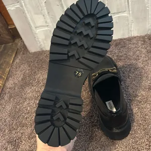 Steve Madden Lyanna black buckle loafers Y2K style NWOT thumbnail 7