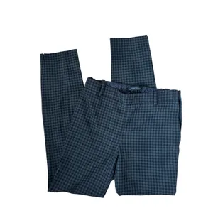 Zara Woman Plaid Skinny Pants XS Black Gray Check Ankle Trousers Office Career thumbnail 4