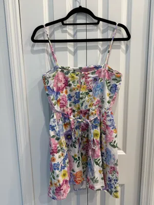 Vici Leina Twill Floral Mini Dress thumbnail 6