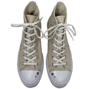 Converse Chuck Taylor Platform Beige Tan Embroidered Floral Flower Womens 11 thumbnail 3