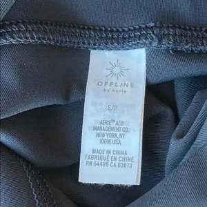 NWOT Offline by Aerie Navy 7/8 Hi-Rise Leggings size S thumbnail 8