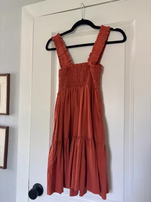 Abercrombie Orange Sundress thumbnail 3