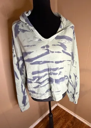 FP Movement Free People Shot Shot Tie Dye Hoodie Mint Green thumbnail 1